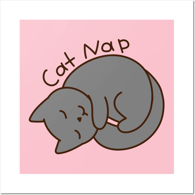 Cat Nap Wall Art by Alexandra Franzese